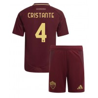 AS Roma Bryan Cristante #4 Hemmadräkt Barn 2024-25 Kortärmad (+ Korta byxor)